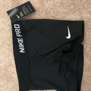 Black Nike spandex athletic shorts